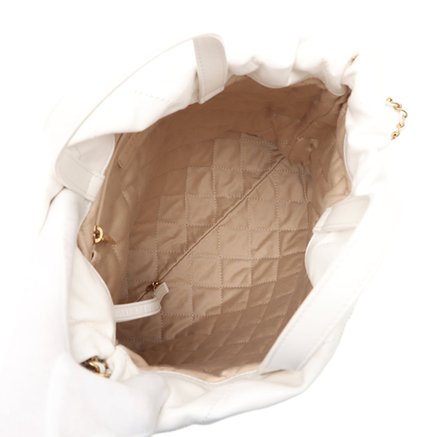 Chanel Shiny Calfskin Chanel 22 Drawstring Backpack
