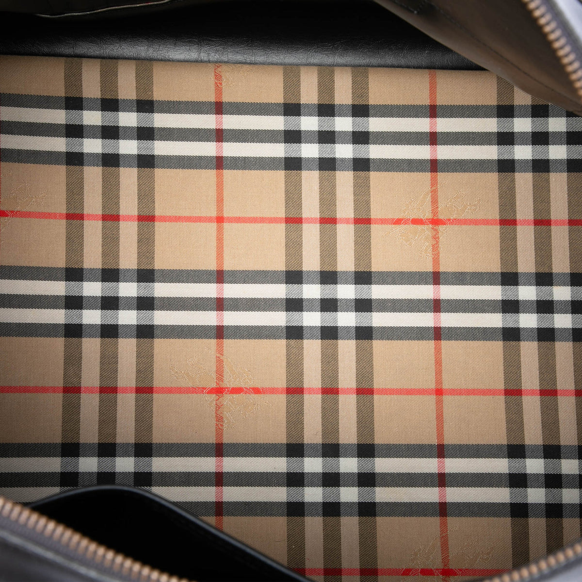 Burberry Haymarket Check Canvas Travel Bag