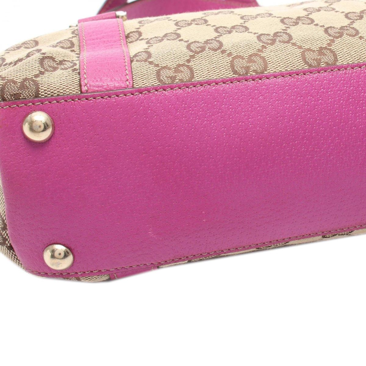 Gucci GG Canvas Abbey D Ring Tote — Beige