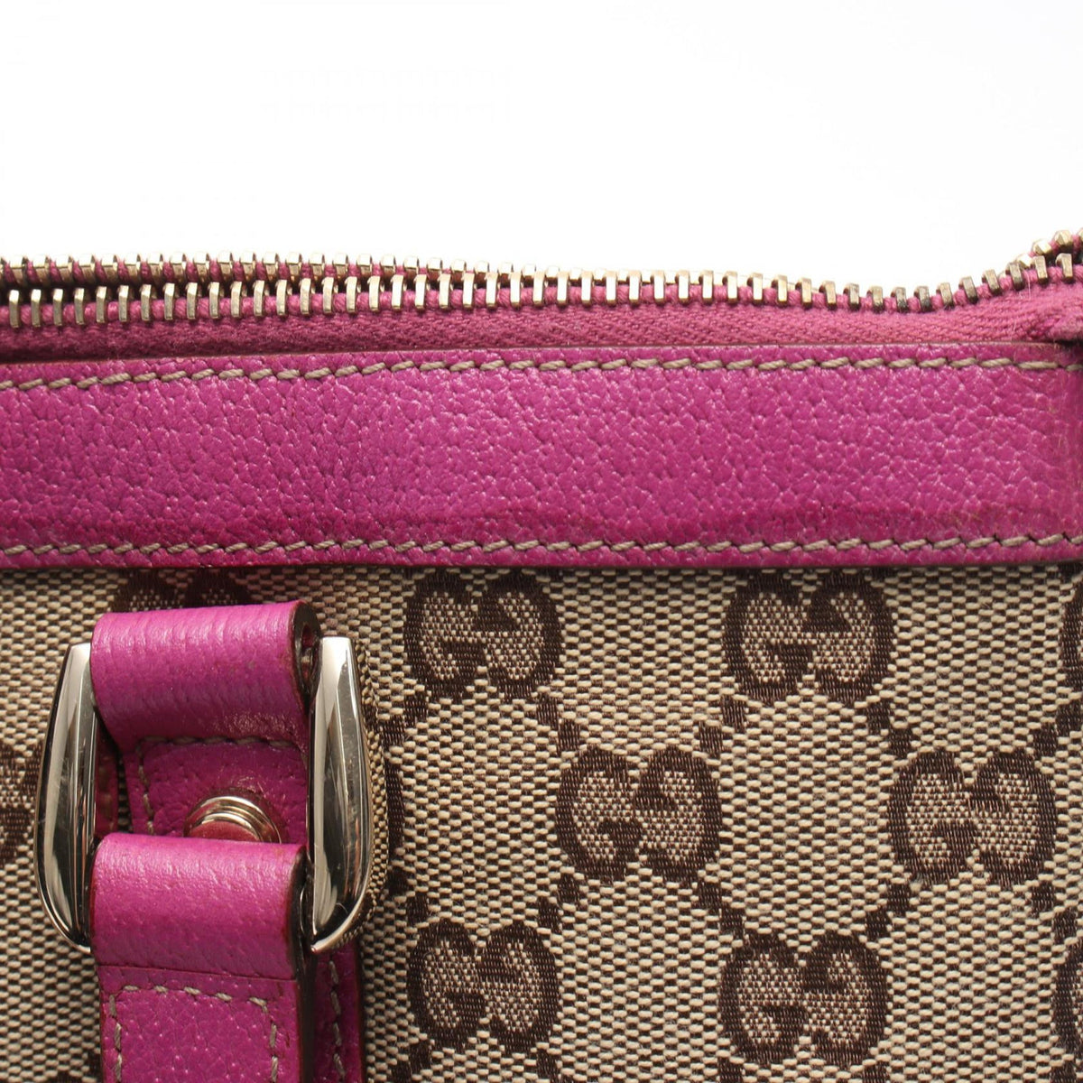 Gucci GG Canvas Abbey D Ring Tote — Beige