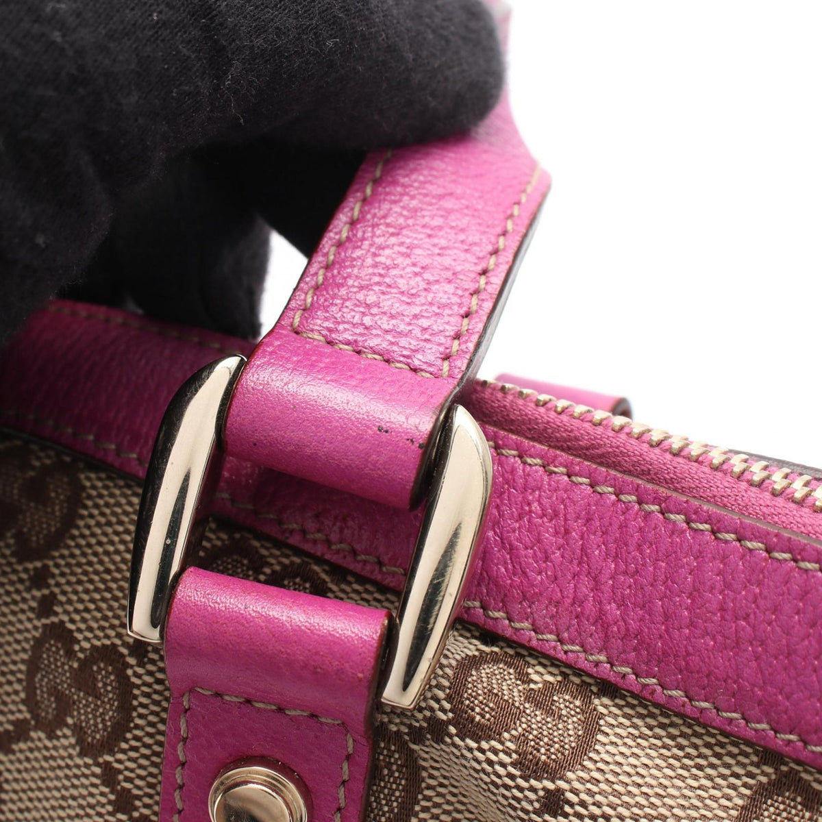 Gucci GG Canvas Abbey D Ring Tote — Beige