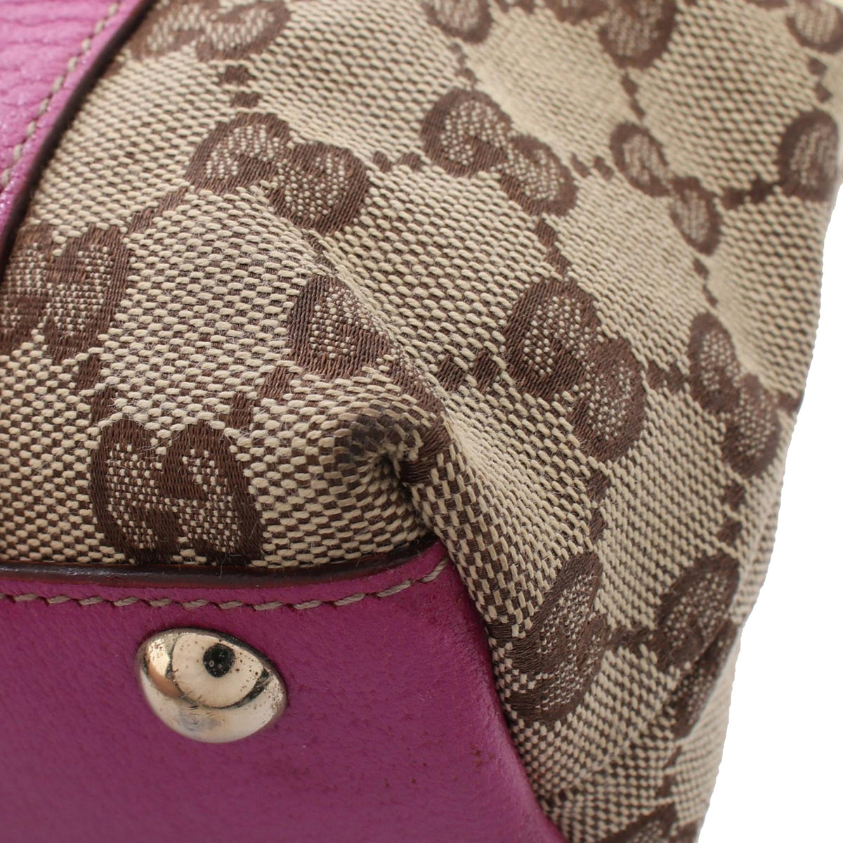 Gucci GG Canvas Abbey D Ring Tote — Beige