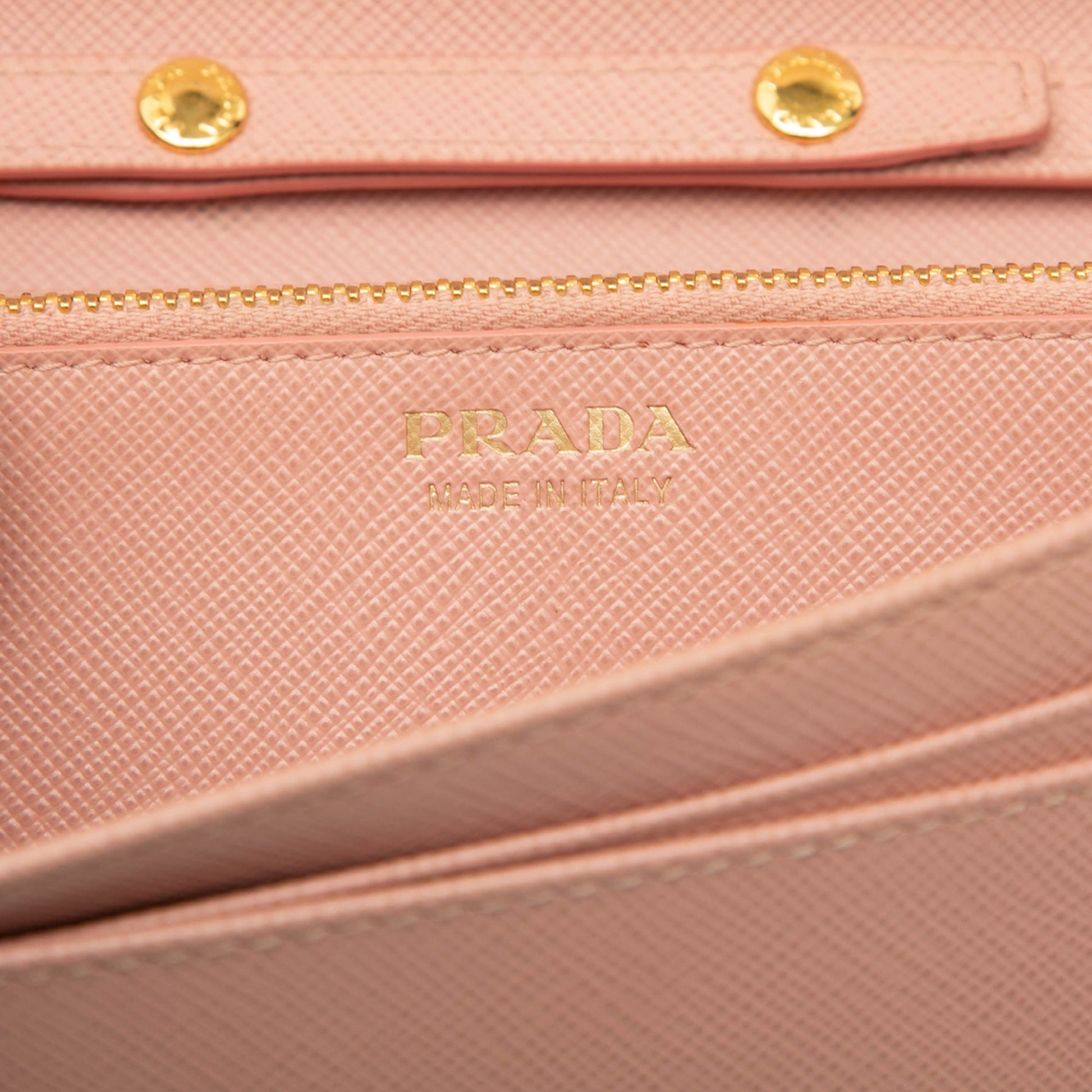 Prada Saffiano Wallet On Chain