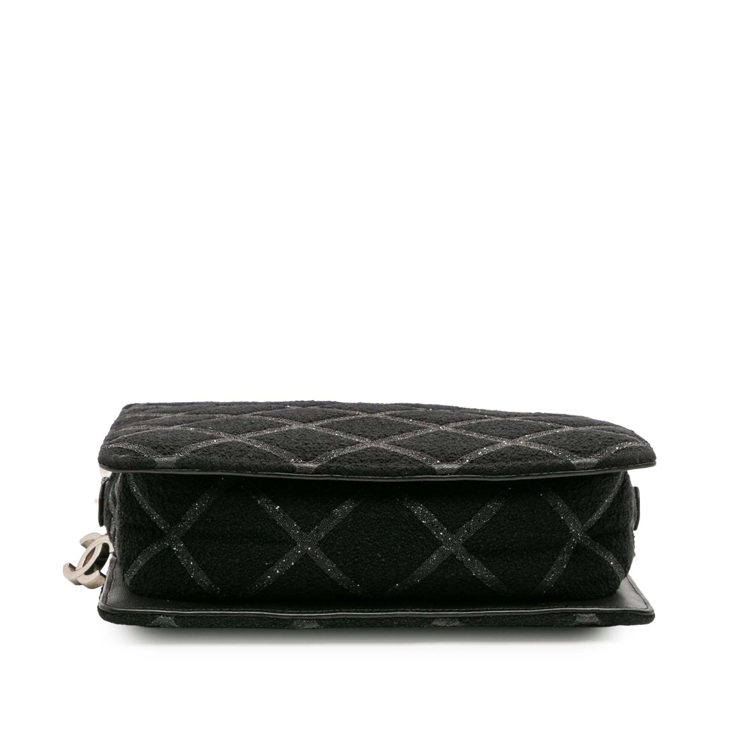 Chanel Tweed and Resin Zipped Chain Shopping Bag
