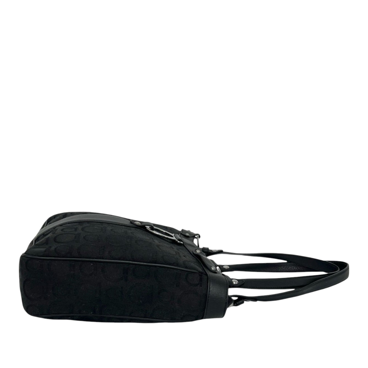 Ferragamo Gancini Canvas Tote