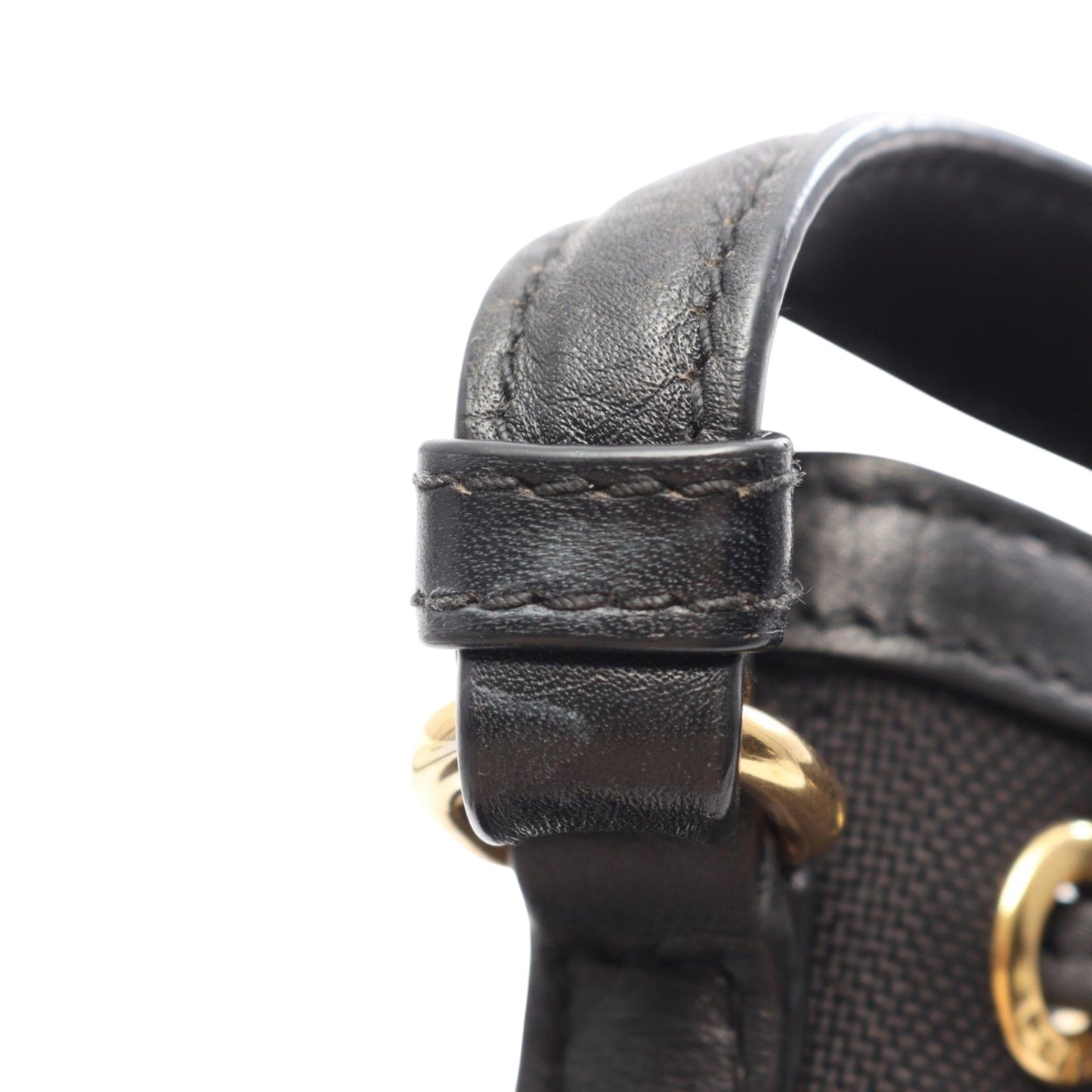 Prada Canapa Logo Duet Bucket Bag
