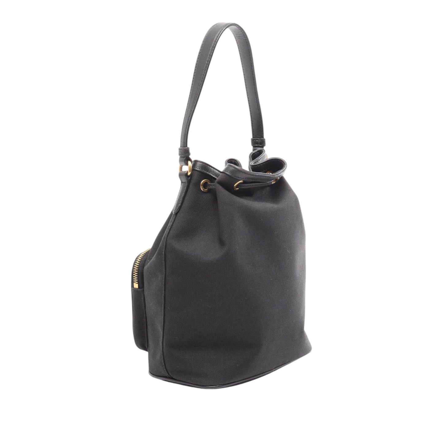 Prada Canapa Logo Duet Bucket Bag