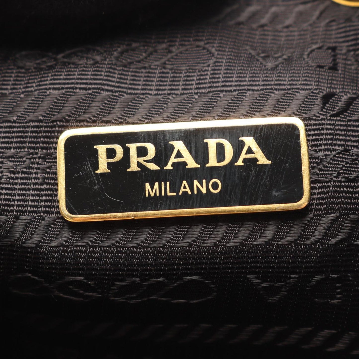 Prada Canapa Logo Duet Bucket Bag