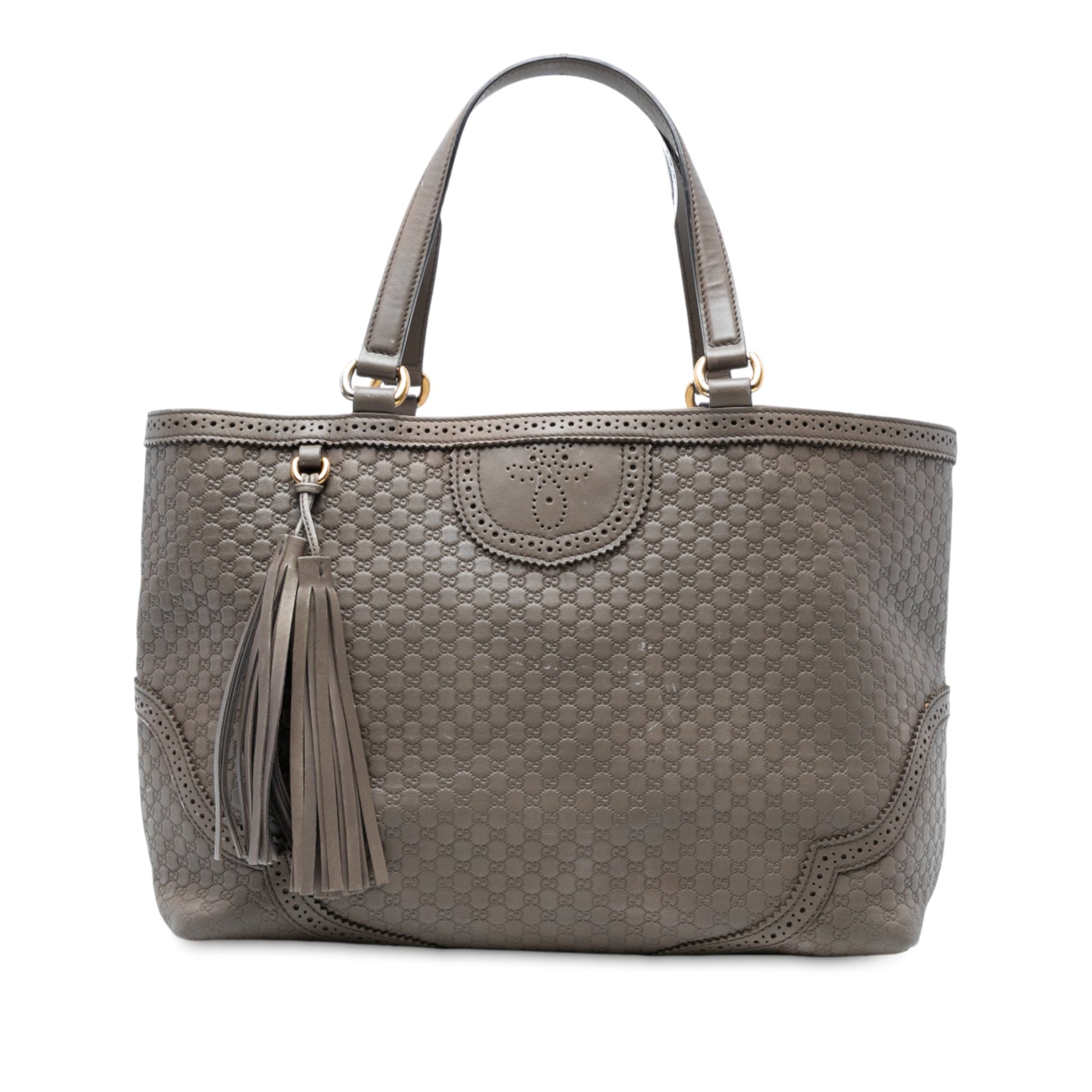 Gucci Large Microguccissima Brogue Duilio Tote