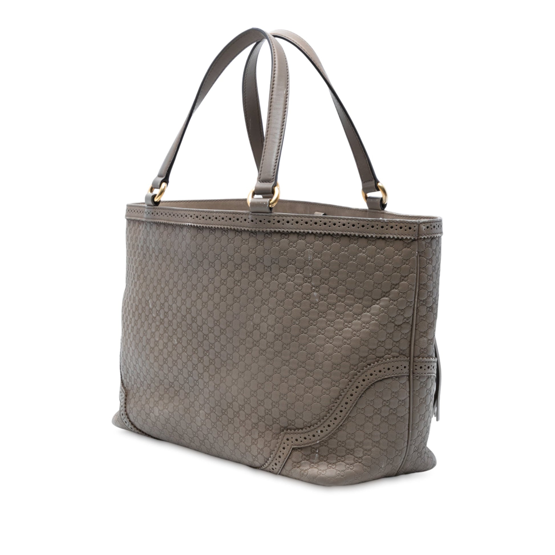 Gucci Large Microguccissima Brogue Duilio Tote