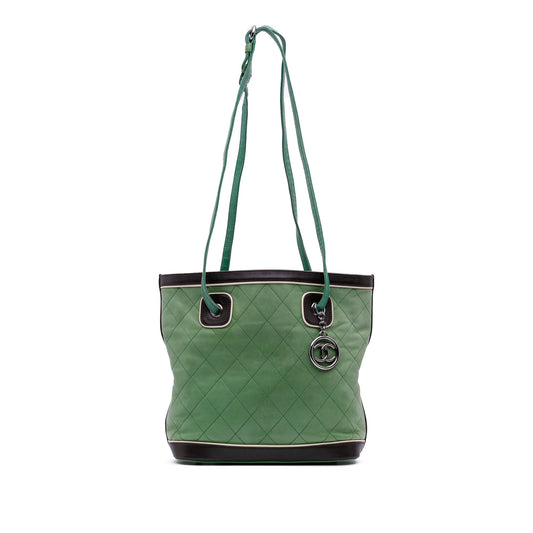 Chanel CC Quilted Lambskin Country Club Tote