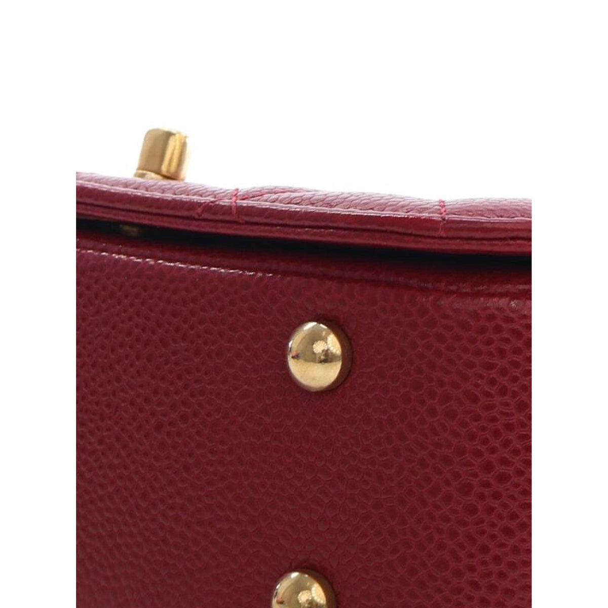 Chanel Mini Quilted Lambskin Carry Chic Flap — Red