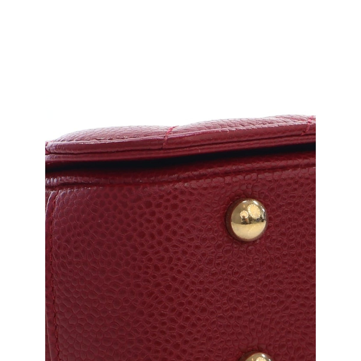 Chanel Mini Quilted Lambskin Carry Chic Flap — Red
