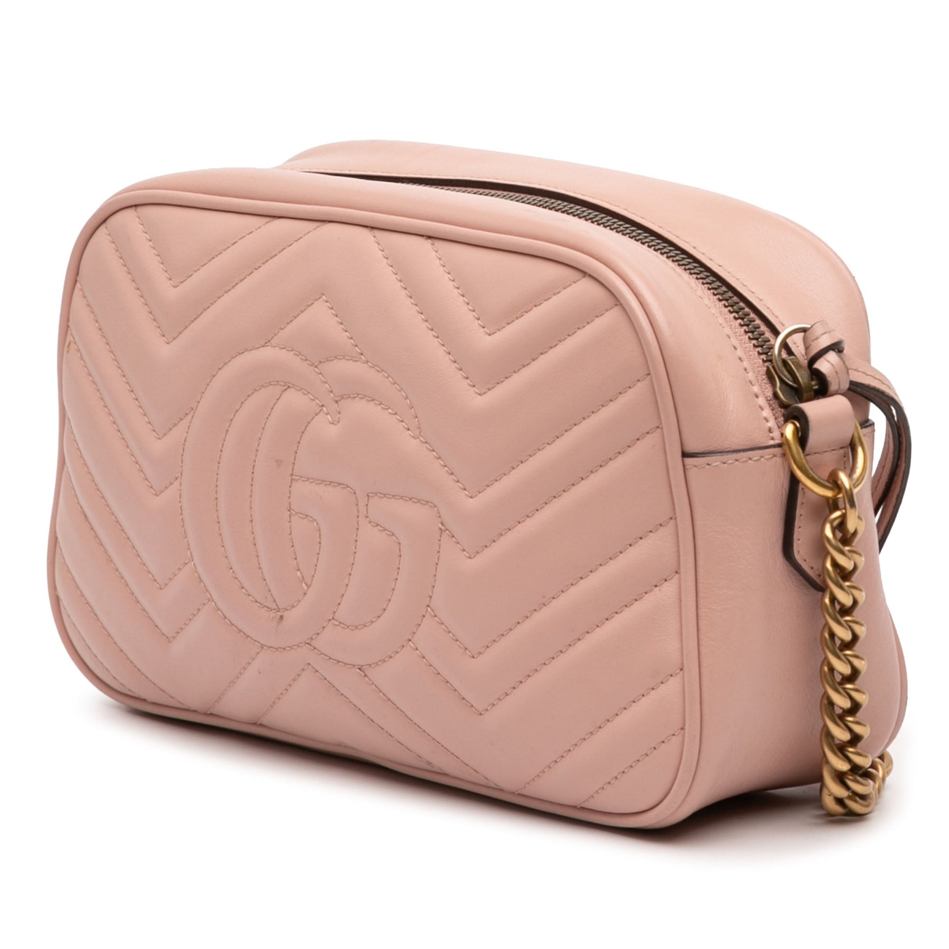 Gucci Small GG Marmont Matelasse Leather Crossbody