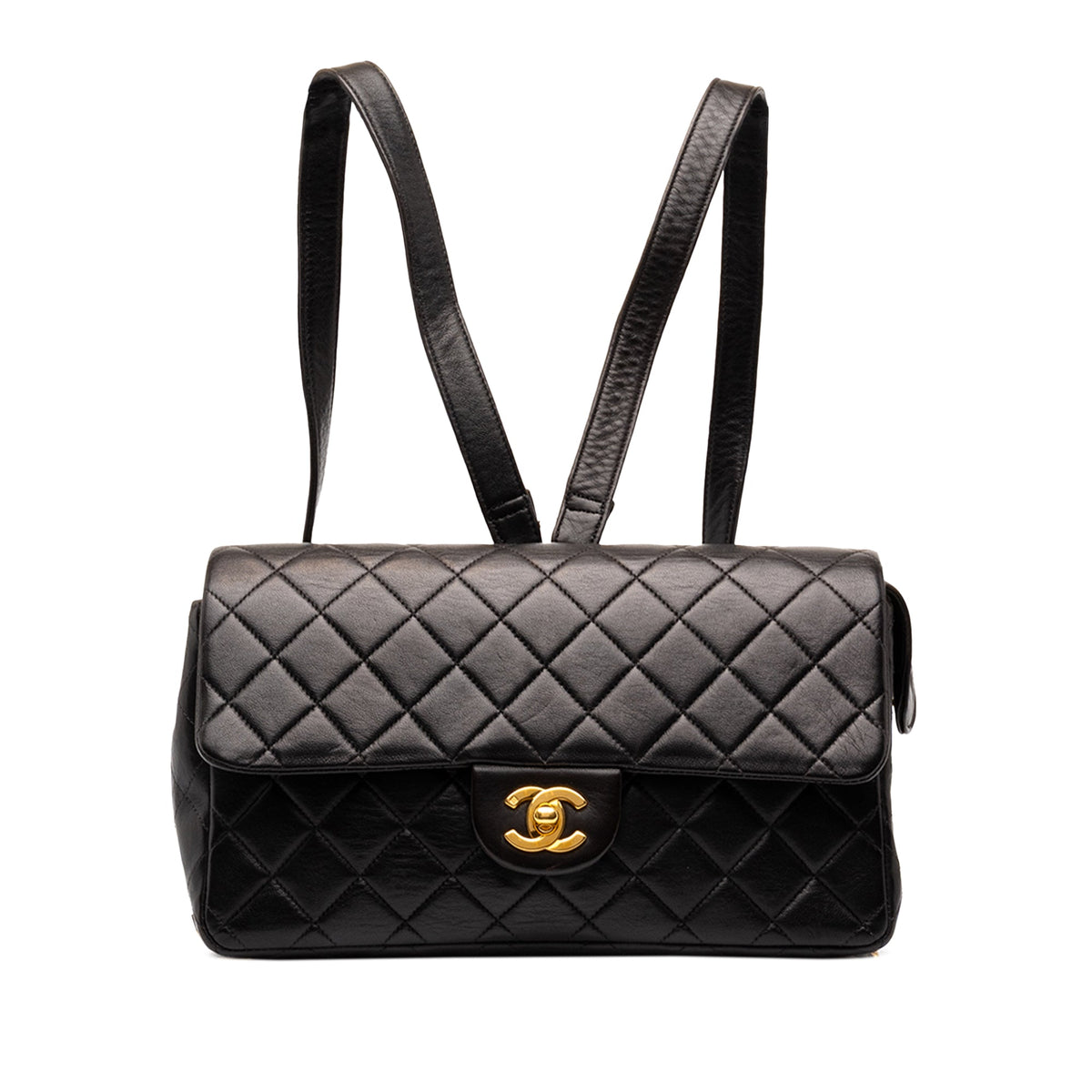 Chanel Medium Quilted Lambskin Flap Backpack