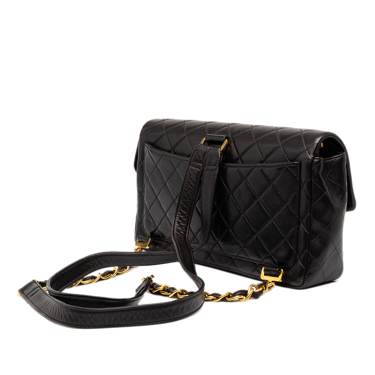 Chanel Medium Quilted Lambskin Flap Backpack