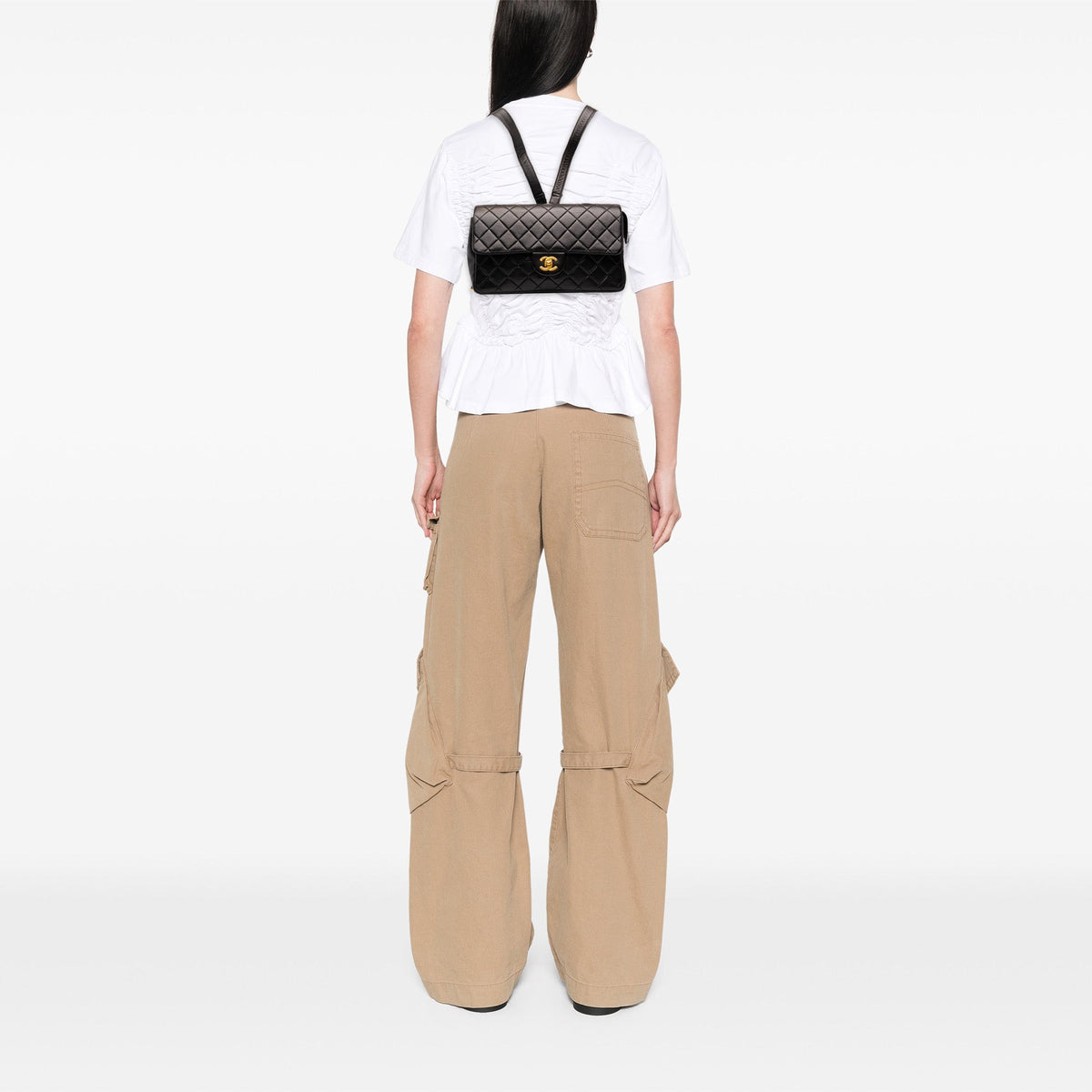 Chanel Medium Quilted Lambskin Flap Backpack
