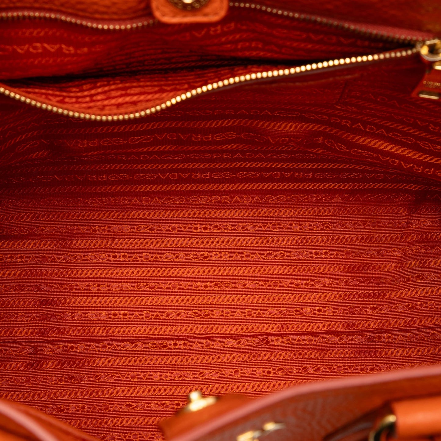Prada Vitello Daino Open Convertible Tote