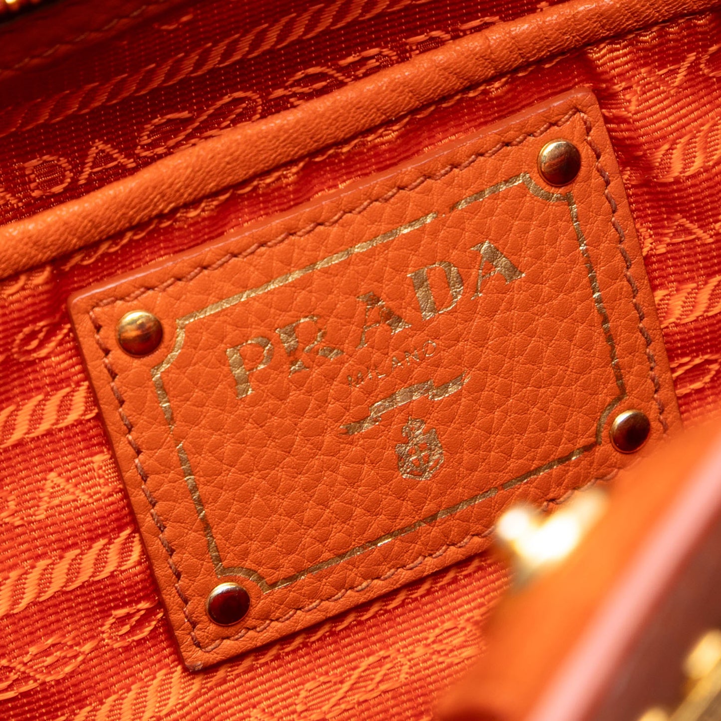 Prada Vitello Daino Open Convertible Tote