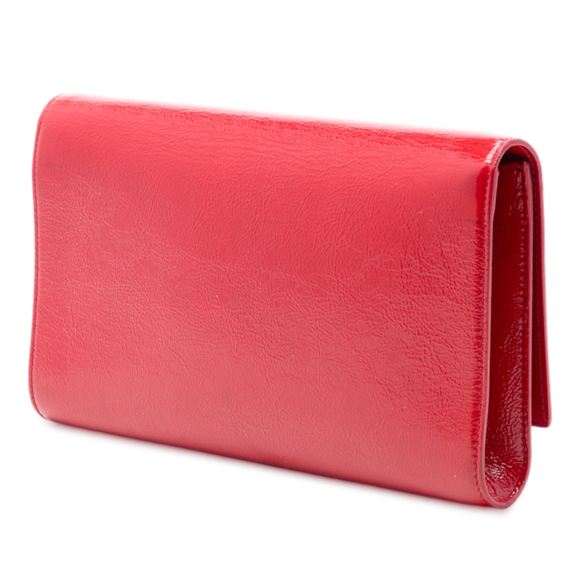 Saint Laurent Patent Belle Du Jour Clutch