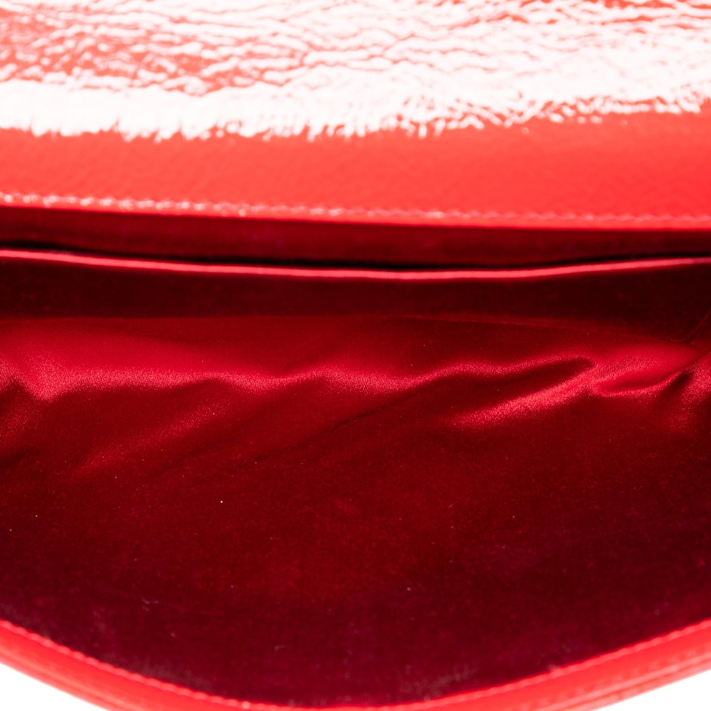 Saint Laurent Patent Belle Du Jour Clutch