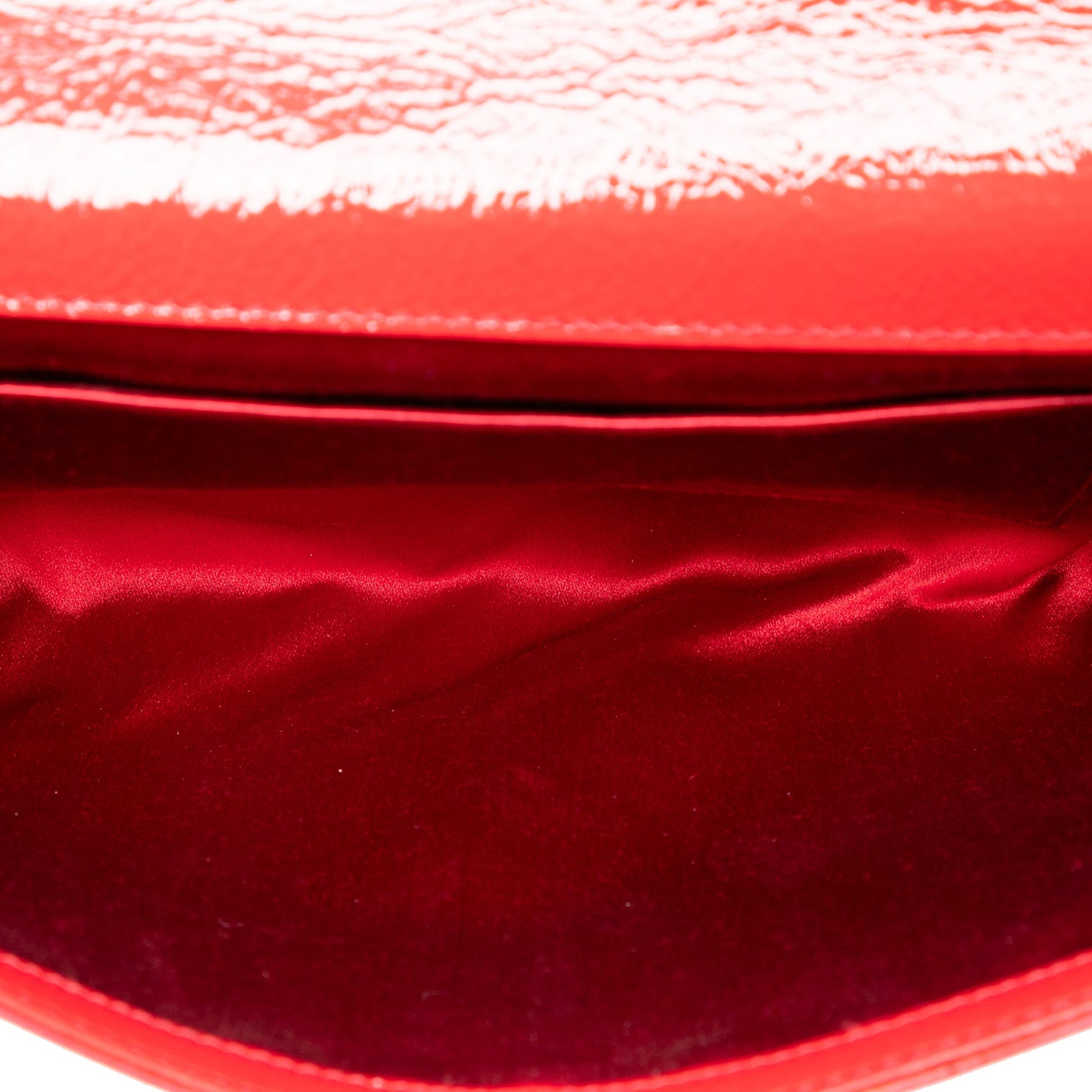 Saint Laurent Patent Belle Du Jour Clutch