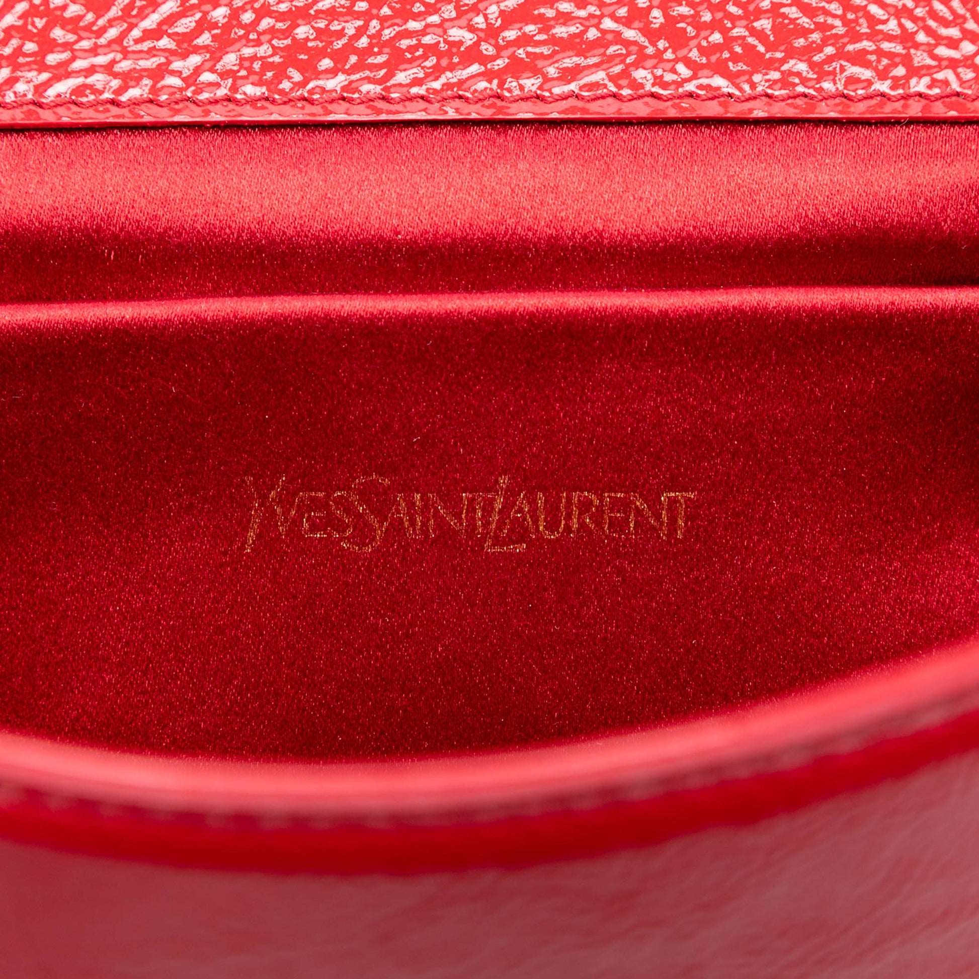 Saint Laurent Patent Belle Du Jour Clutch