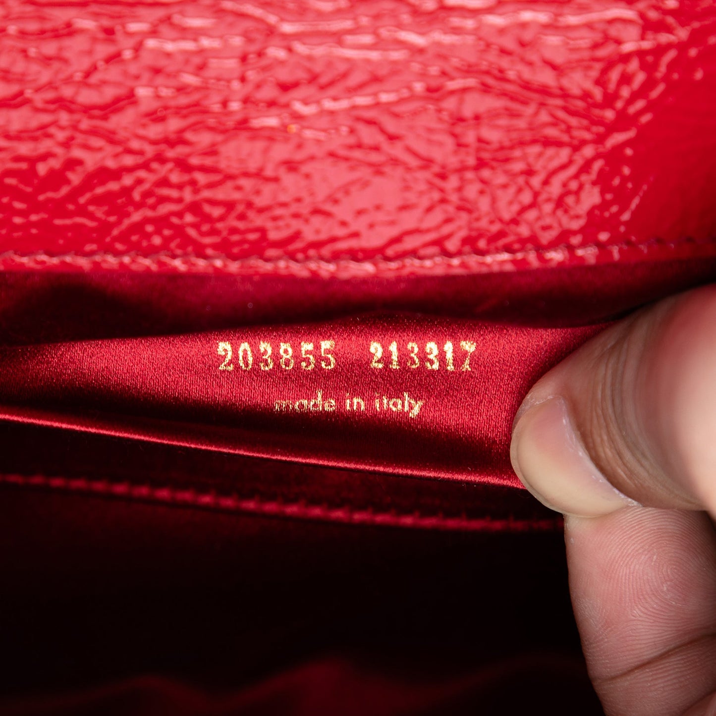 Saint Laurent Patent Belle Du Jour Clutch