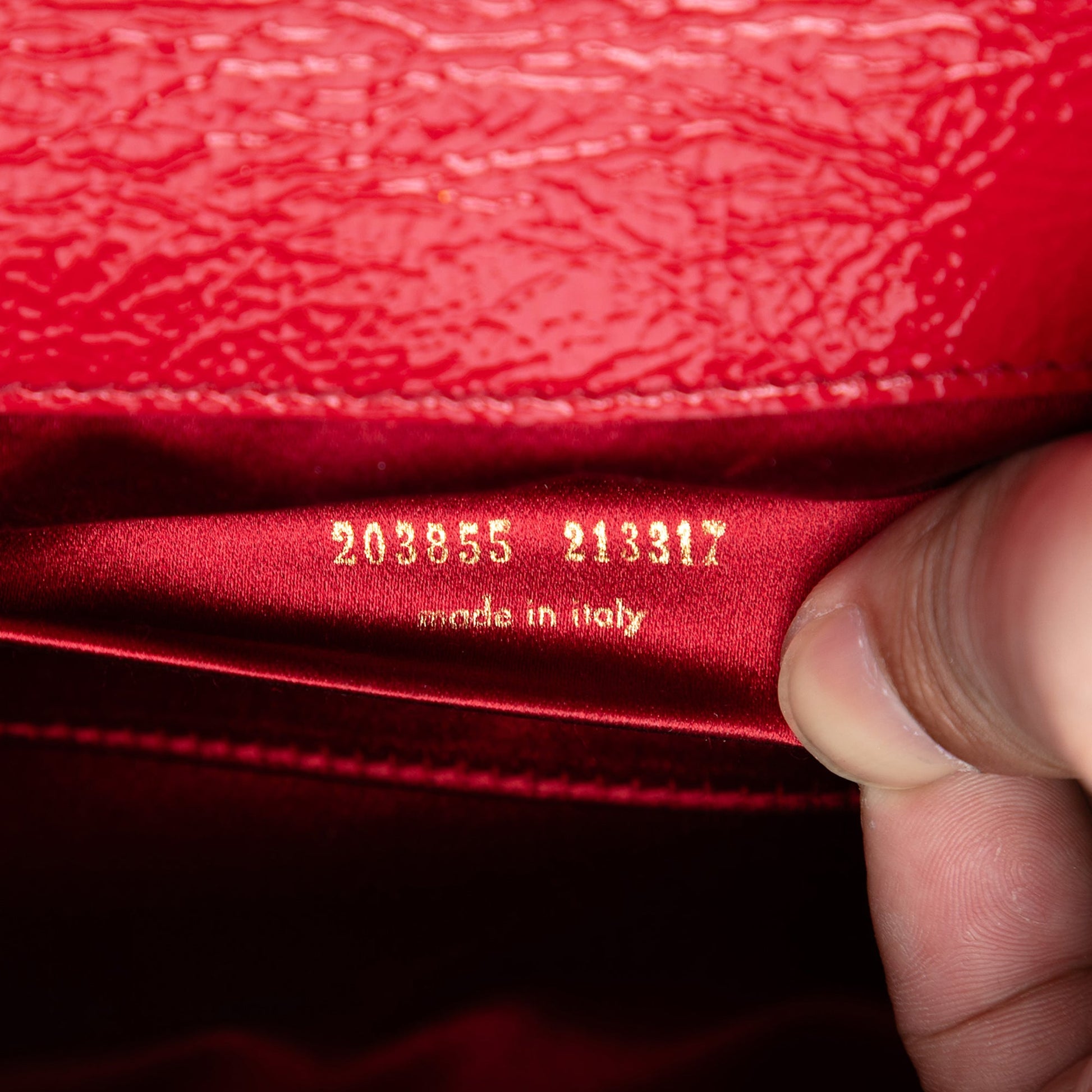 Saint Laurent Patent Belle Du Jour Clutch