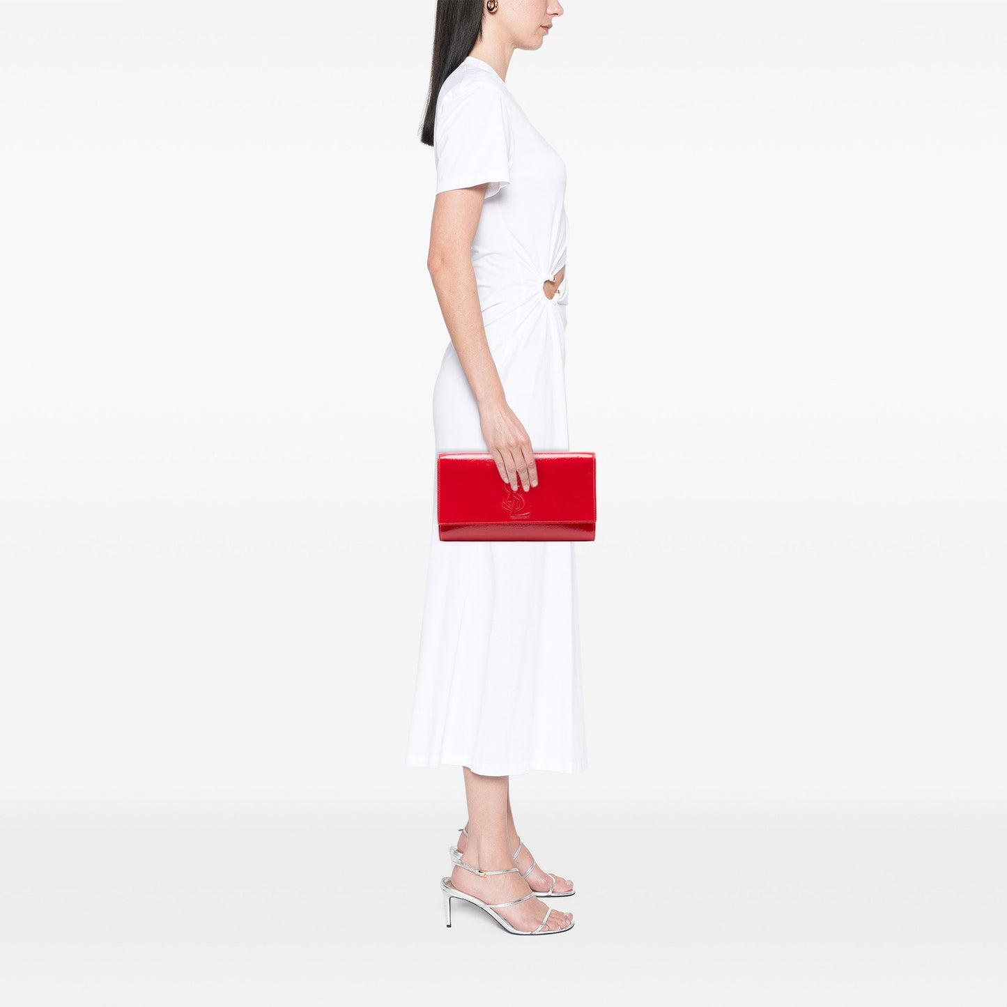 Saint Laurent Patent Belle Du Jour Clutch