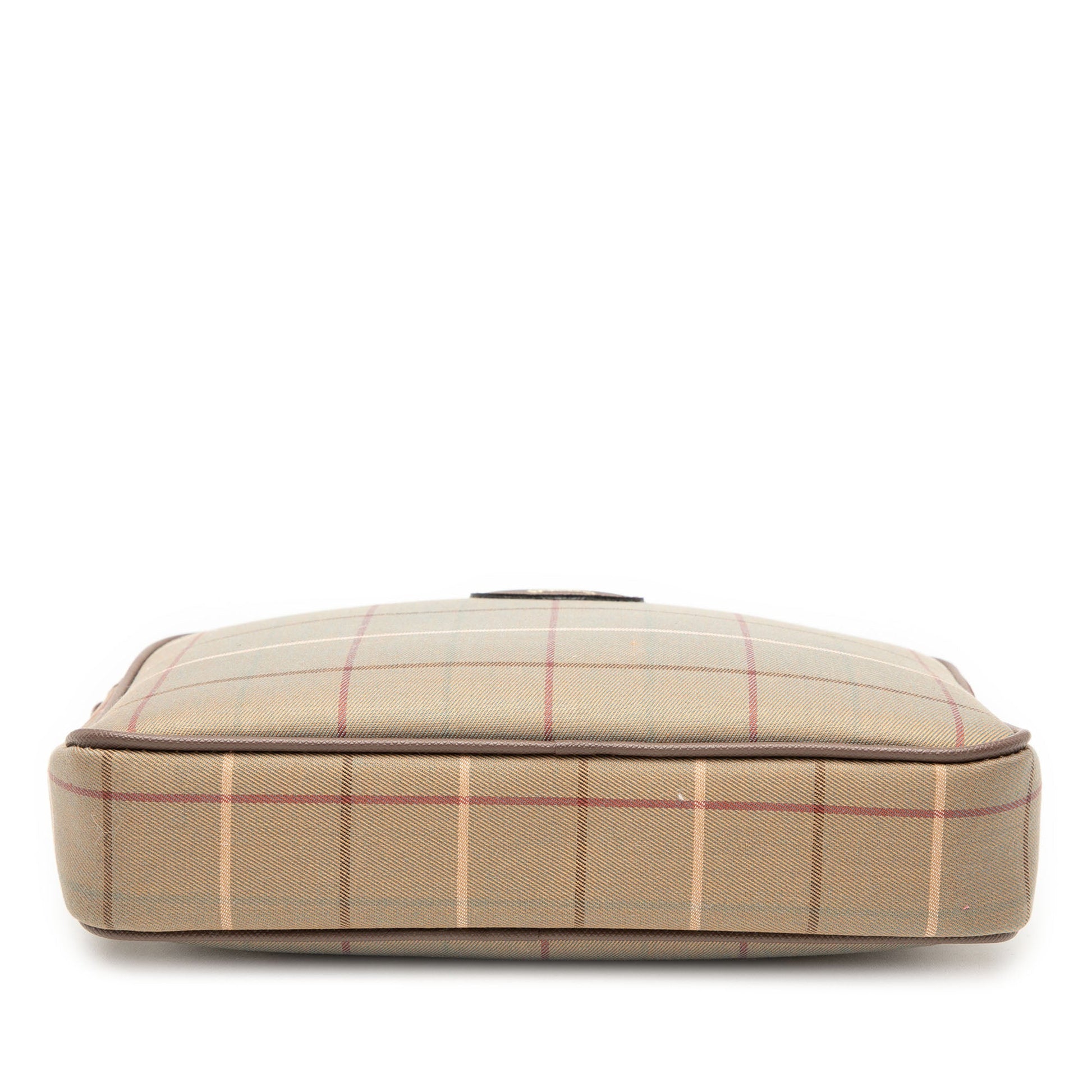 Burberry Vintage Check Canvas Clutch