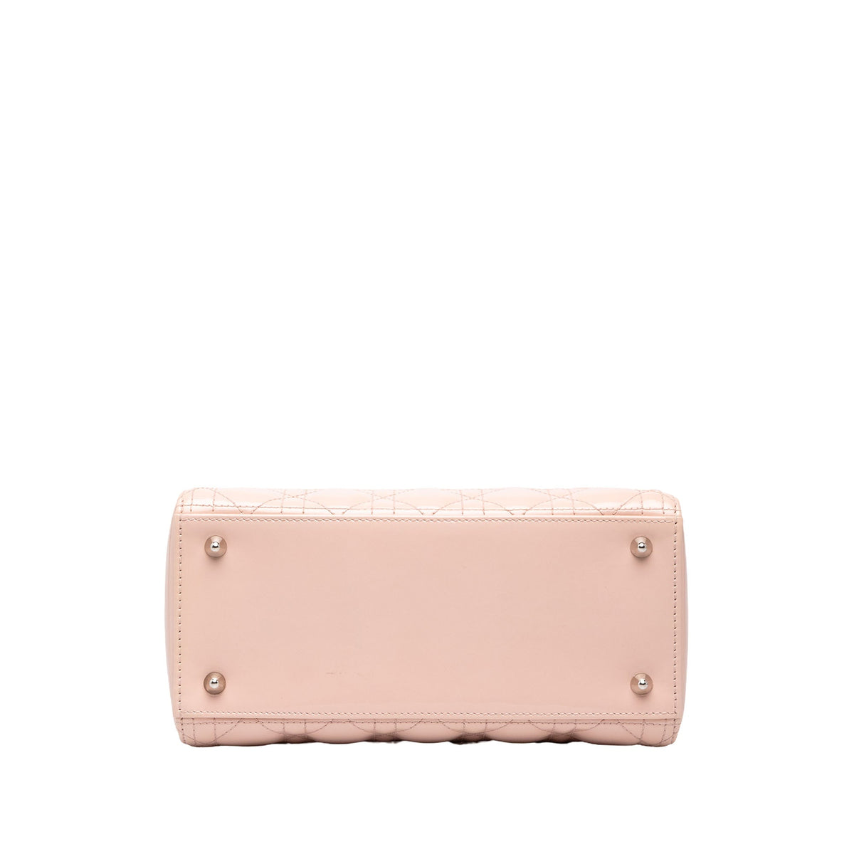 Dior Medium Patent Cannage Lady Dior — Pink