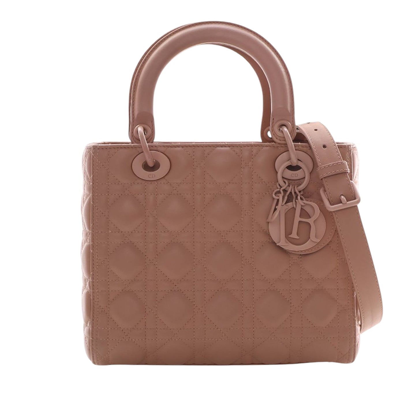 Dior Medium Ultra Matte Calfskin Cannage Lady Dior