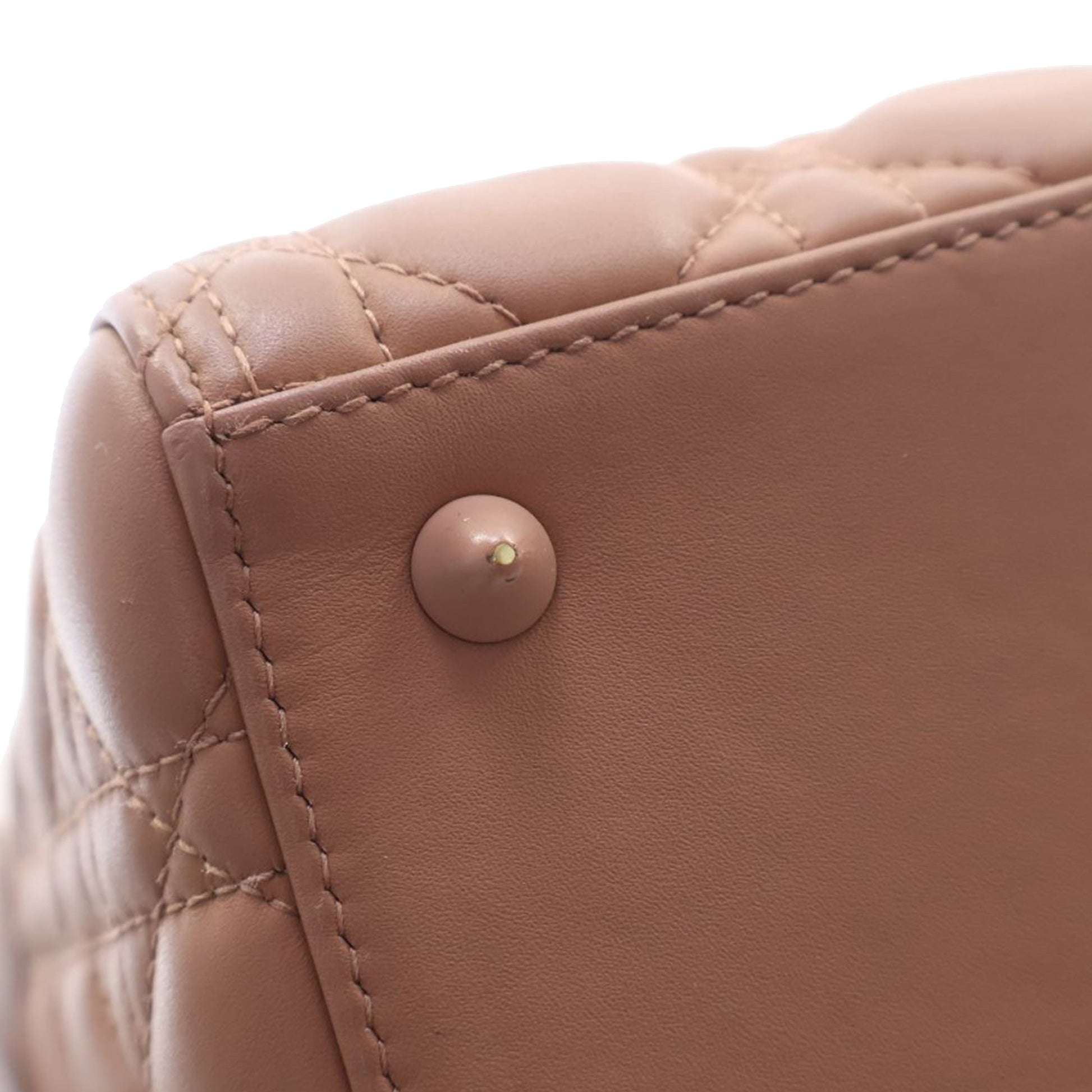 Dior Medium Ultra Matte Calfskin Cannage Lady Dior