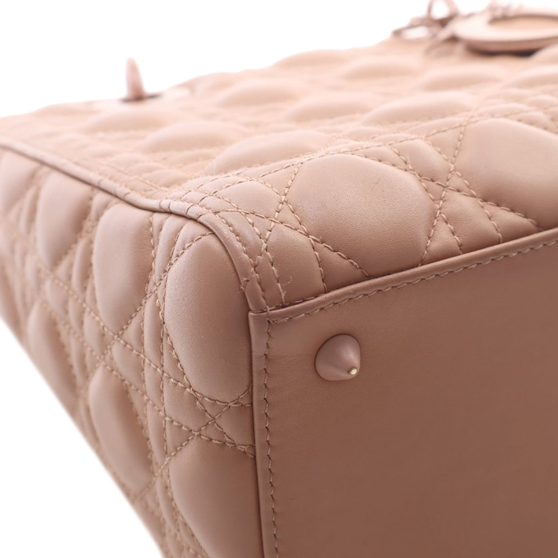 Dior Medium Ultra Matte Calfskin Cannage Lady Dior