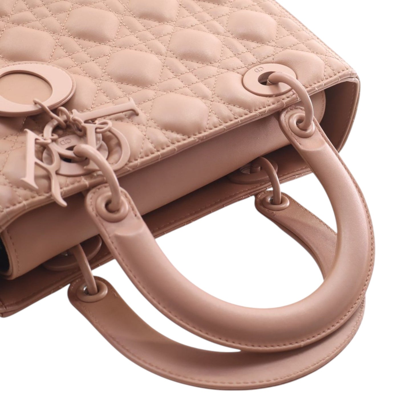 Dior Medium Ultra Matte Calfskin Cannage Lady Dior