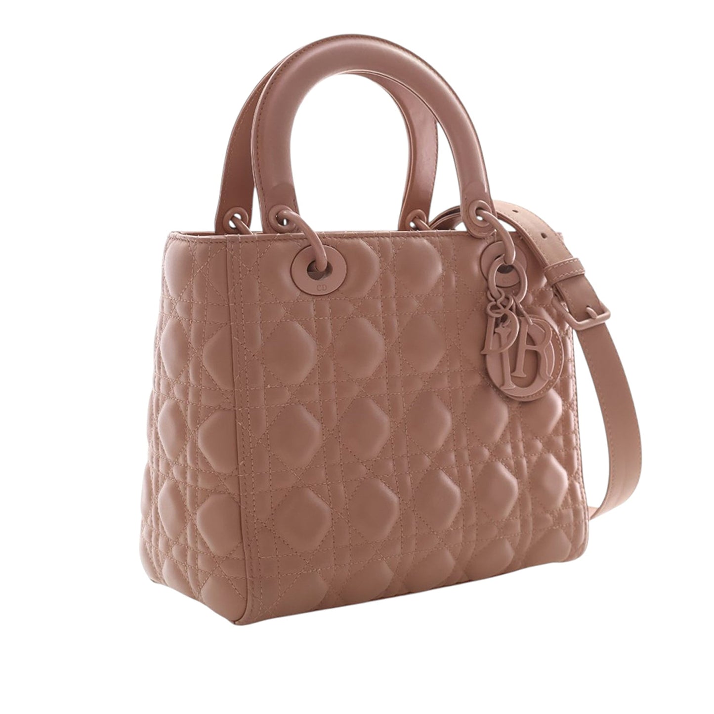Dior Medium Ultra Matte Calfskin Cannage Lady Dior