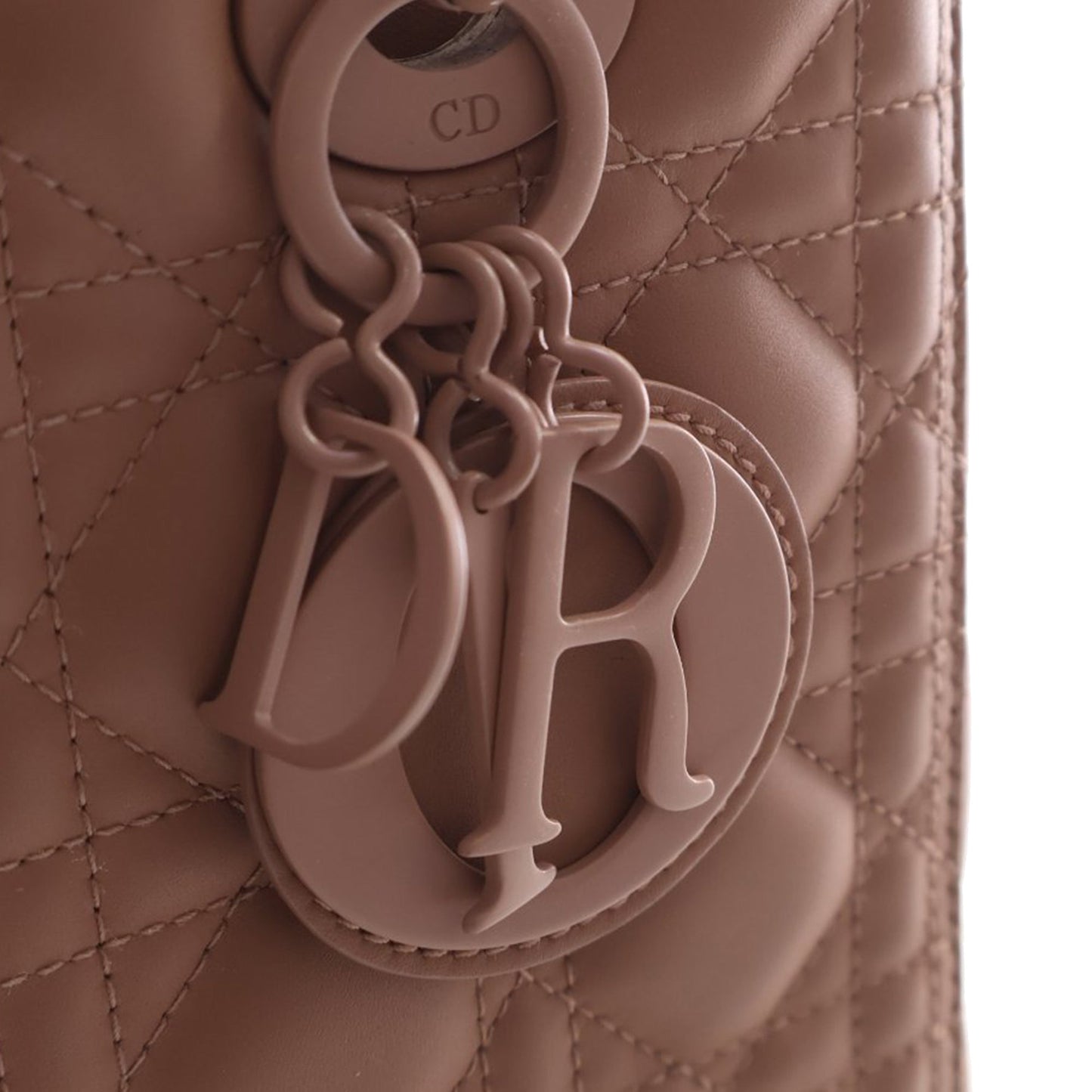 Dior Medium Ultra Matte Calfskin Cannage Lady Dior