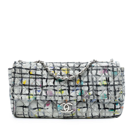 Chanel Medium Calfskin Hand Painted Graffiti Flap