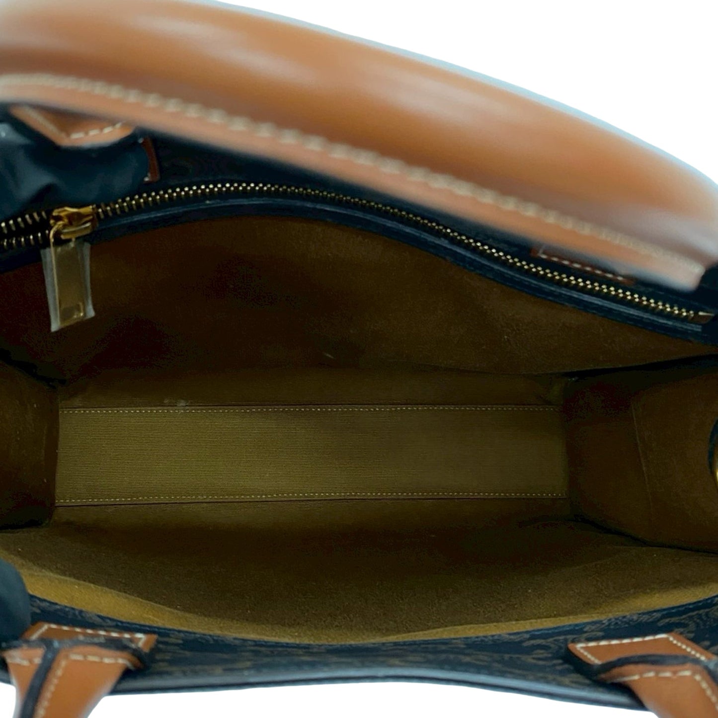 Celine Small Triomphe Coated Canvas Vertical Cabas Tote