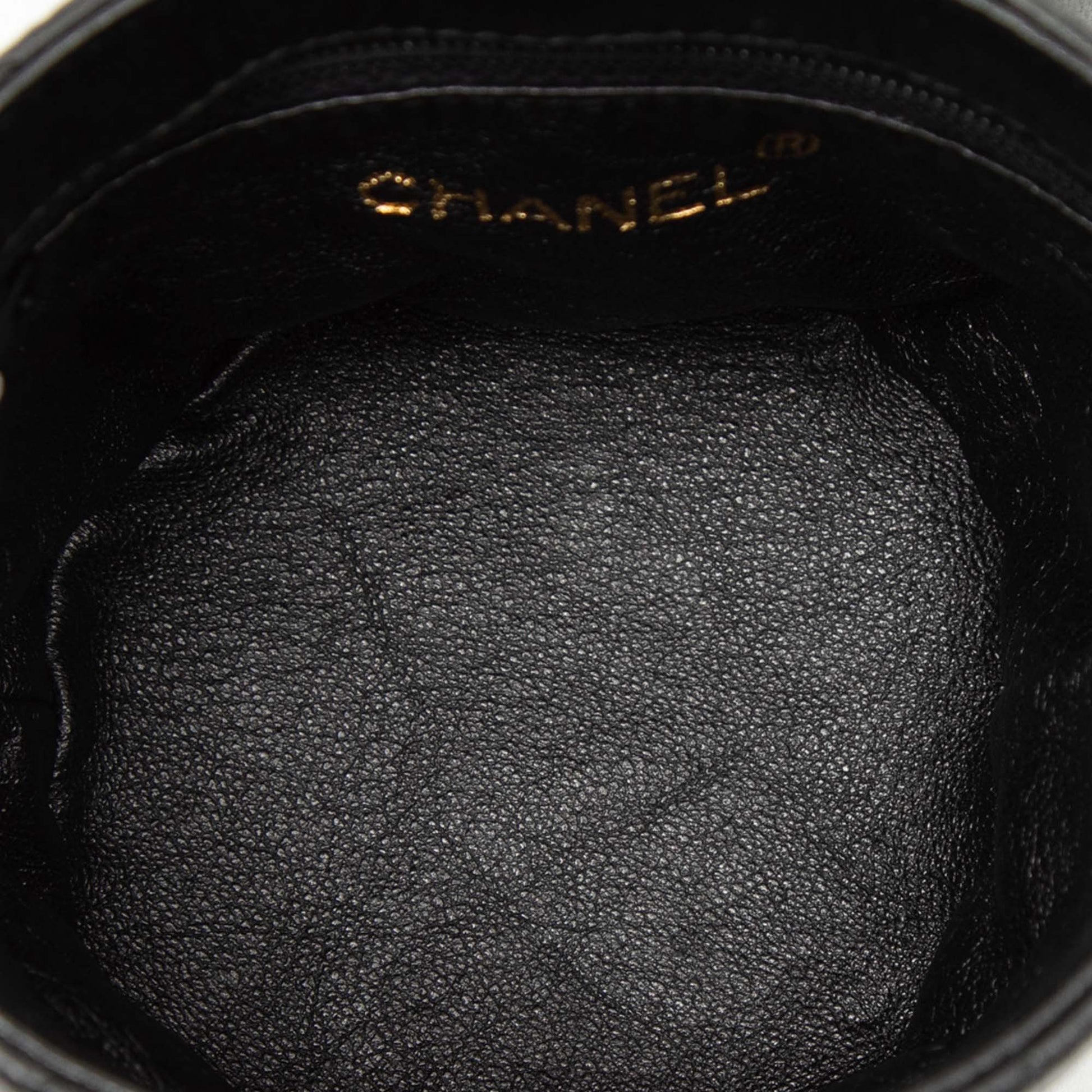 Chanel Mini Quilted Lambskin Canteen Tassel Vanity Case