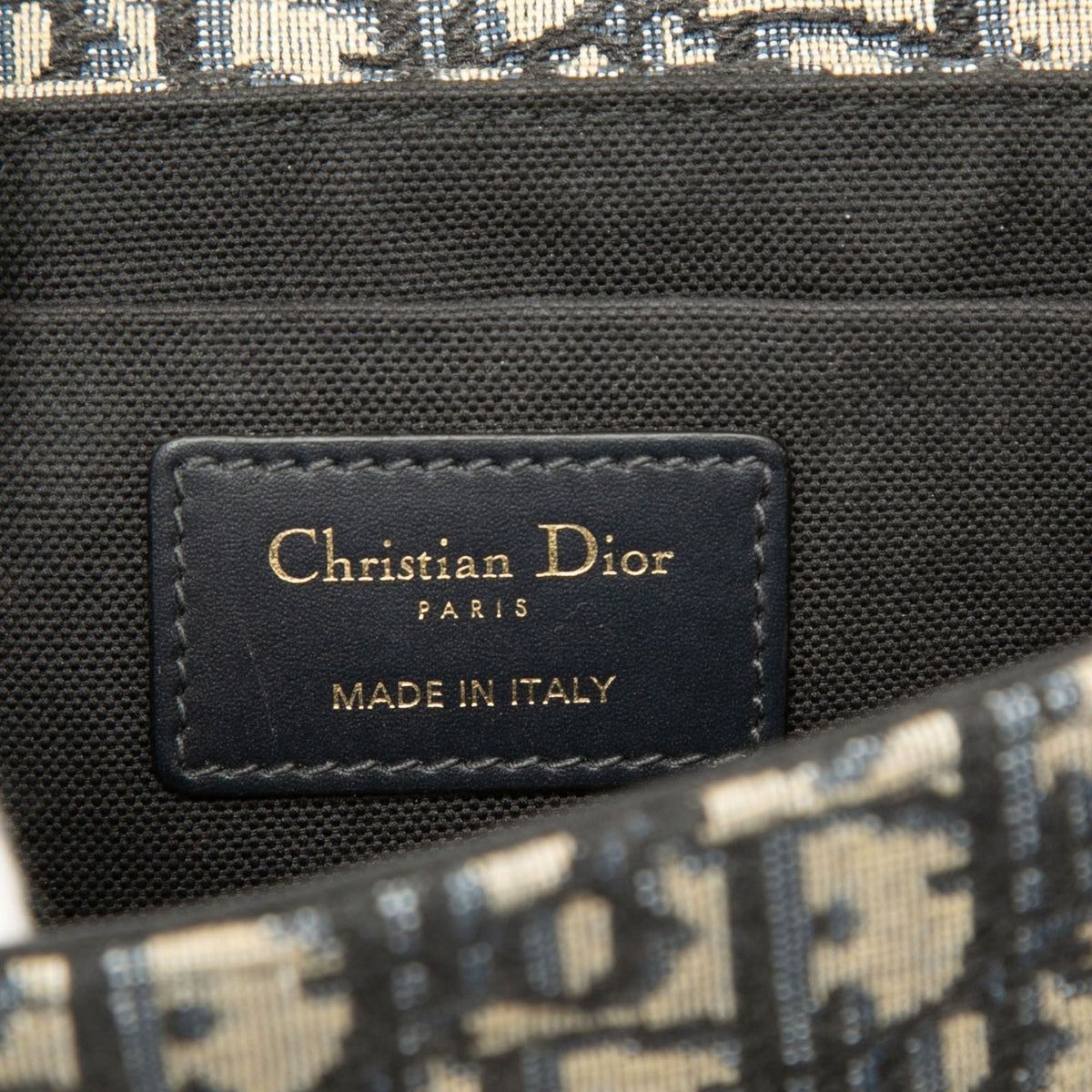 Dior Oblique Canvas 30 Montaigne Box Bag — Blue