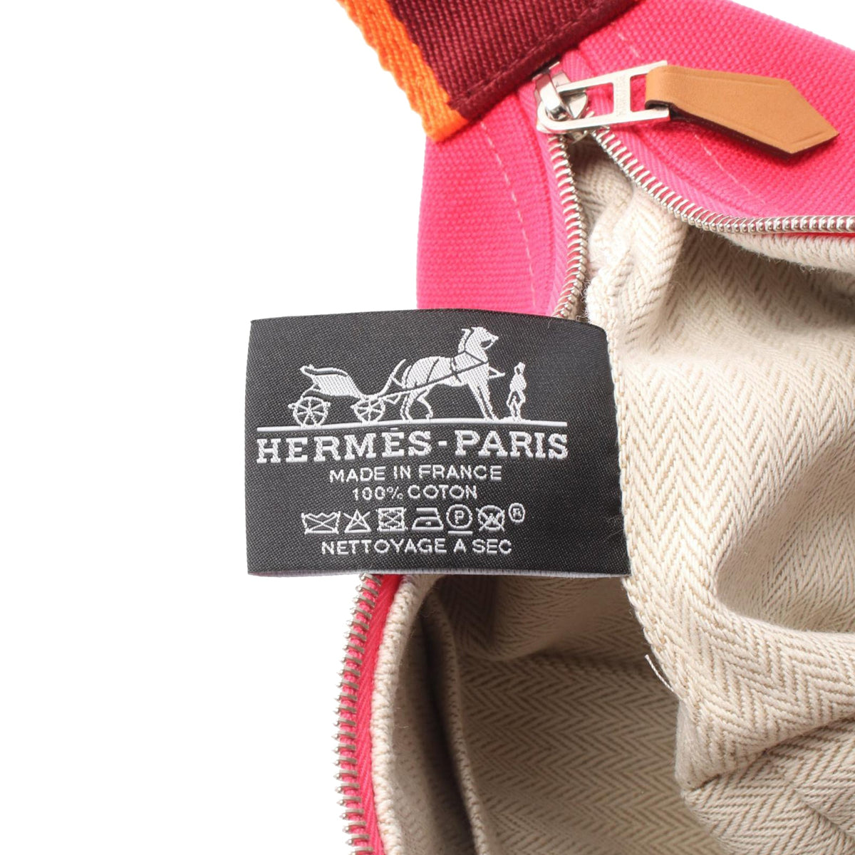 Hermès Small Toile Bride A Brac Case