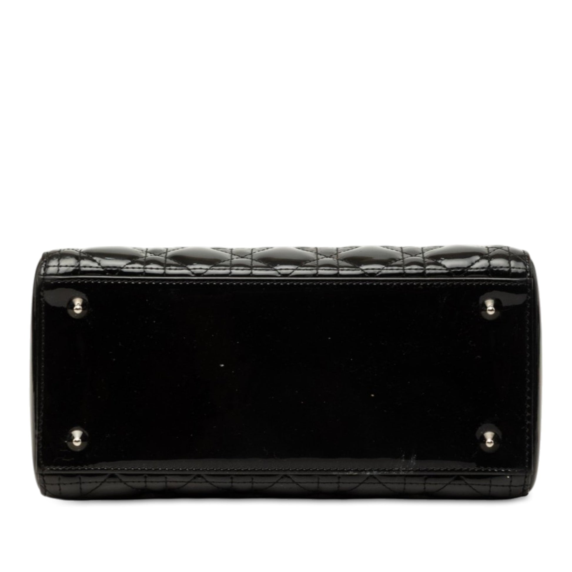 Dior Medium Patent Cannage Lady Dior