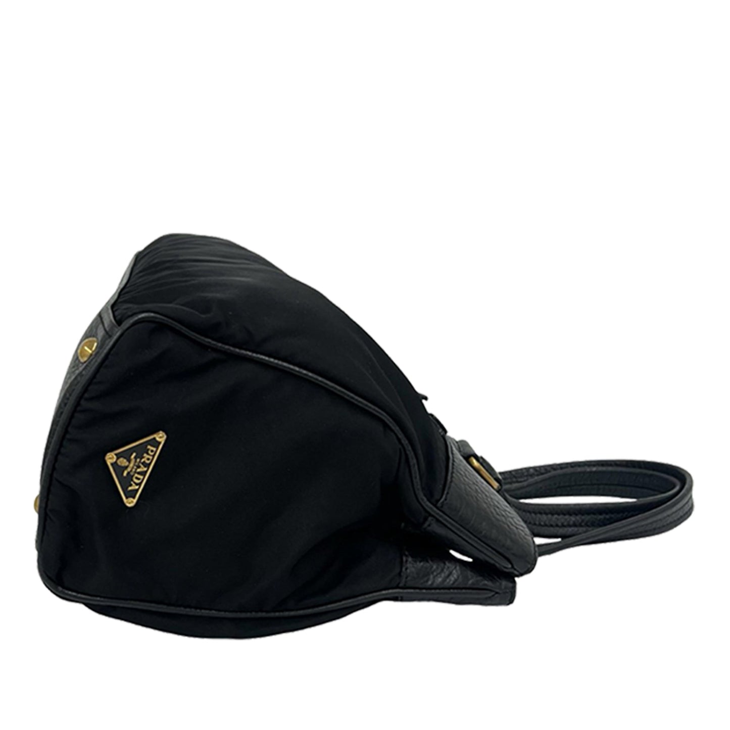 Prada Tessuto and Vitello Daino Tote