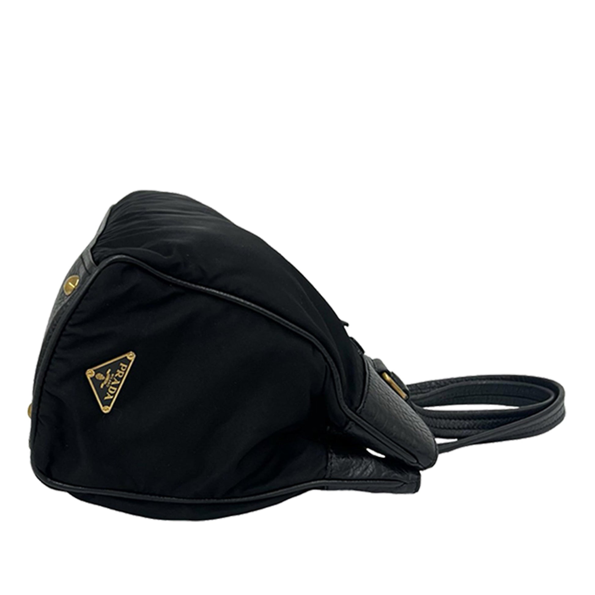 Prada Tessuto and Vitello Daino Tote