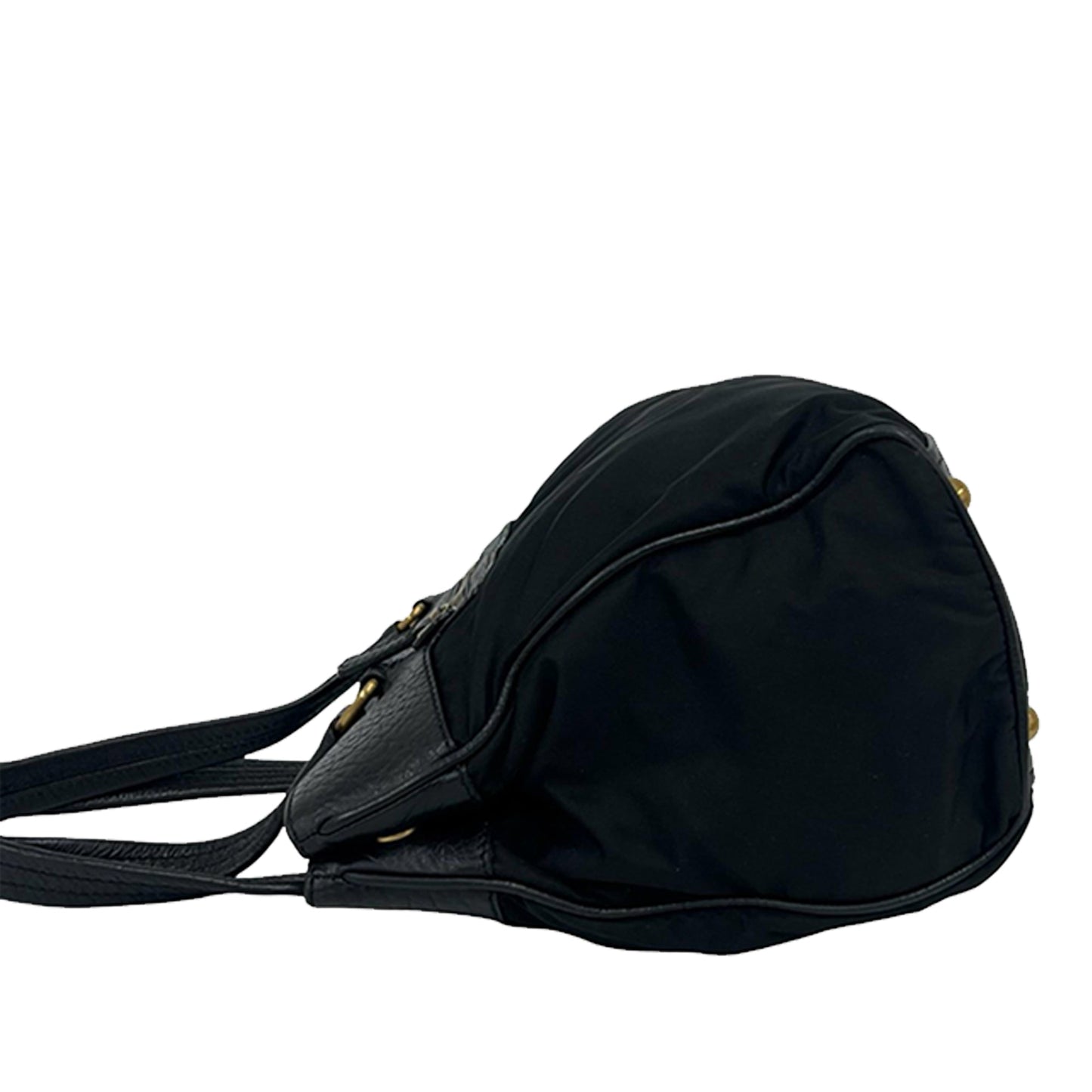 Prada Tessuto and Vitello Daino Tote