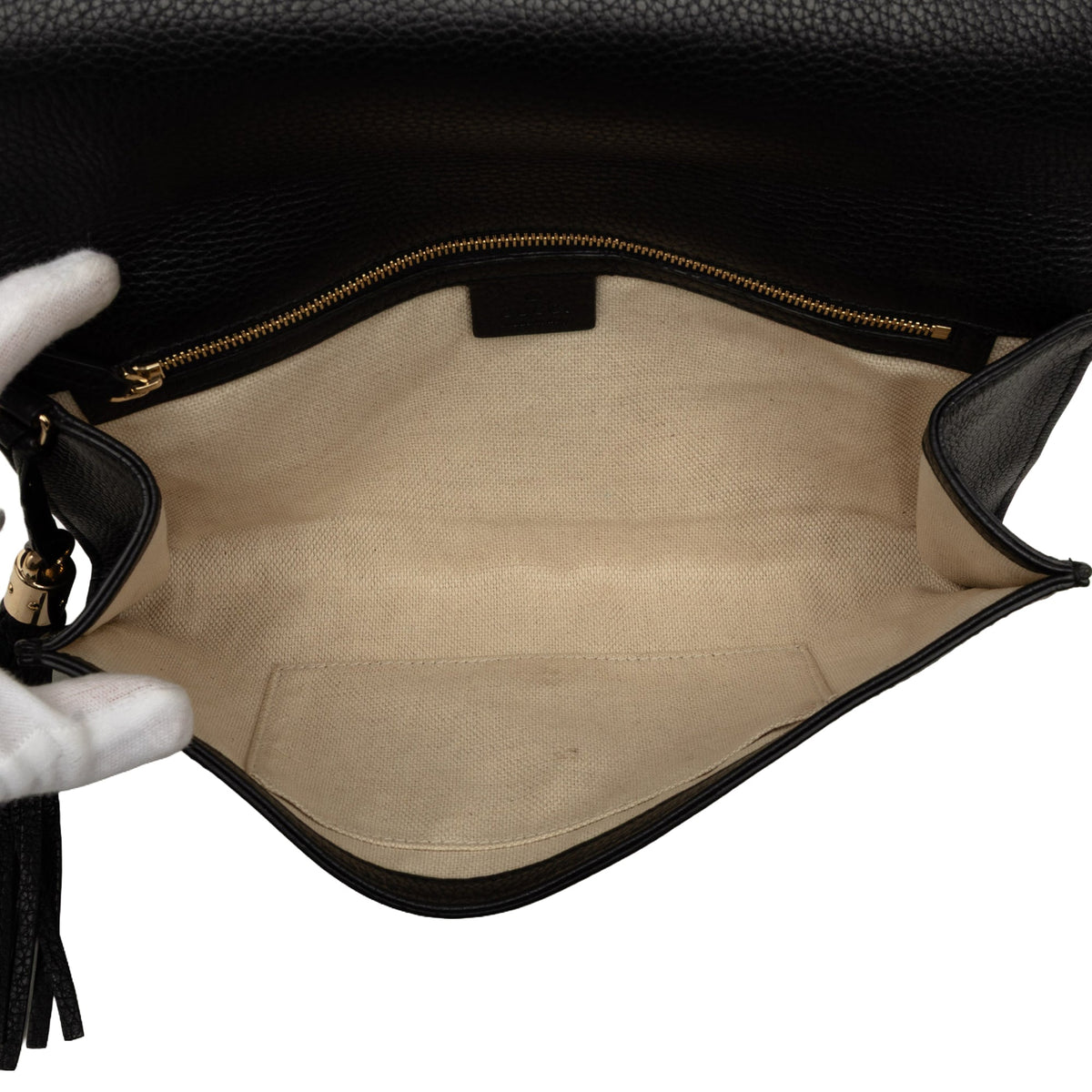 Gucci Calfskin Soho Disco Clutch