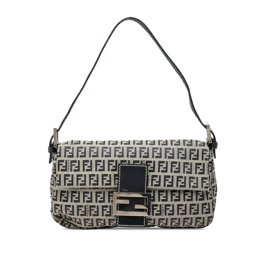 Fendi Zucchino Canvas Baguette
