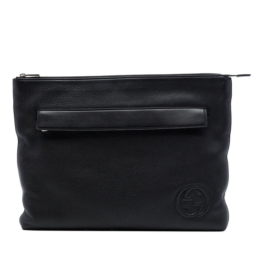 Gucci Calfskin Soho Clutch